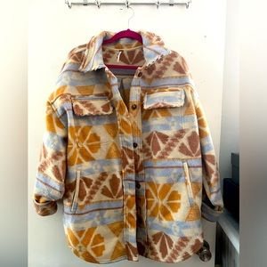 Free People Oversized Button up